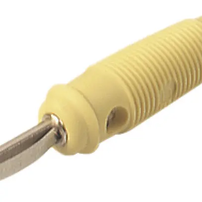 Spina a banana VQ 20 sistema 4mm, giallo 