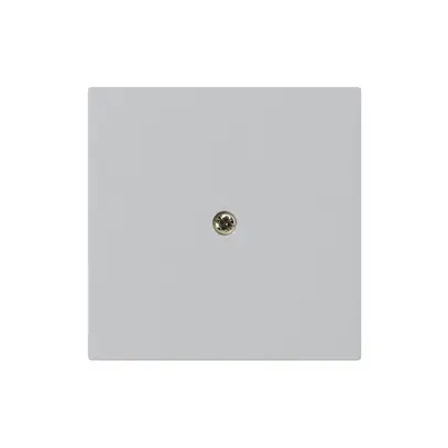 Placca frontale kallysto grigio chiaro per 60×60mm per copertura cieca 