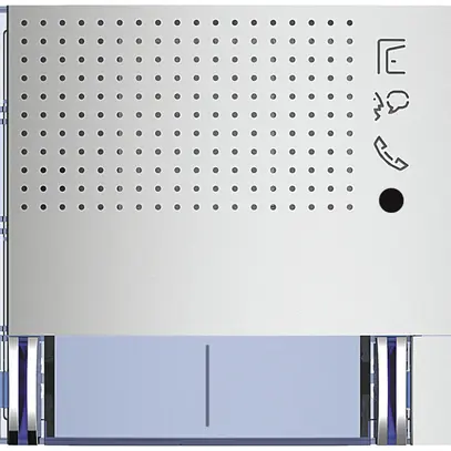 Frontblende für Tür-Lautsprecher-Modul Sfera mit 1+1 Ruftasten aluminium 