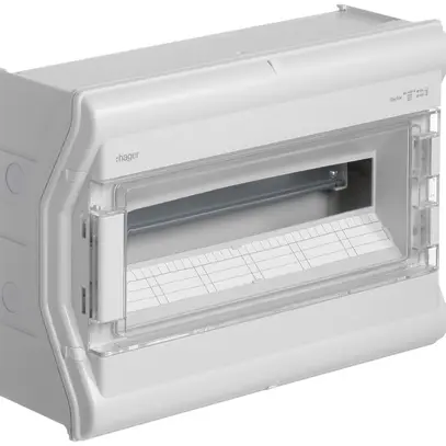 Distributeur AP Hager vector 1-rangée 18UM IP65 418×302×151mm avec entrée 