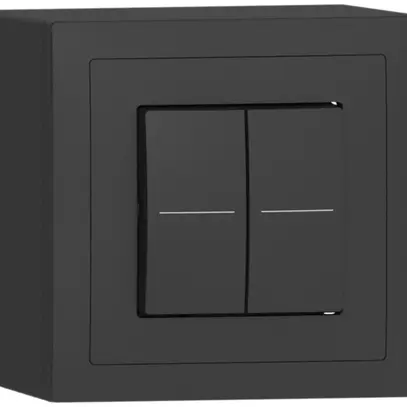 Senseur poussoir AP ABB Sidus KNX Basic 2/4, anthracite 