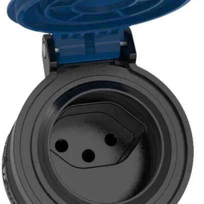 Presa mobile ELBRO T13 IP55 gomma nero 