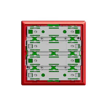 Unità funzionale KNX RGB con sensore di temperatura 1…4× EDIZIOdue berry con LED 