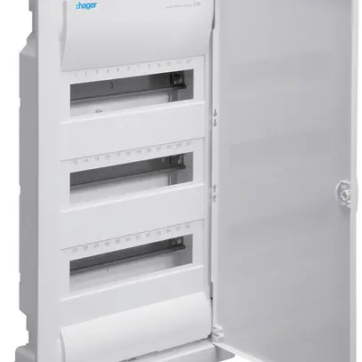 Distributore INC Hager volta 3-file 12UM IP30 348×630×94.5mm 