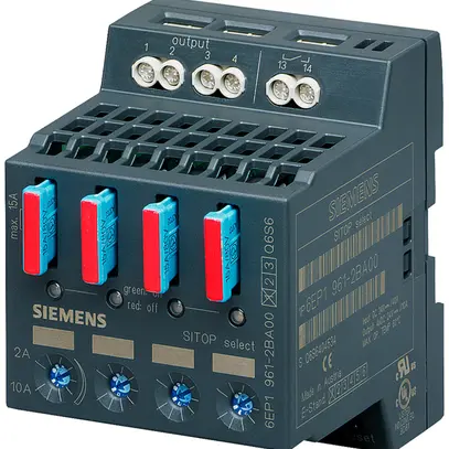 Diagnose Modul SITOP Select 4×24VDC selektiv je 2…10A 