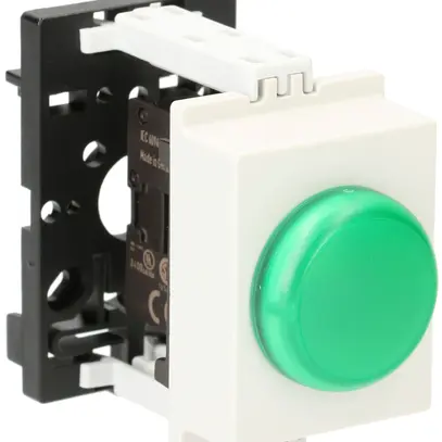 Lampada di segnalazione AMD K&N, 24VAC/DC, 2UM, calotta verde 