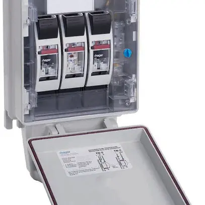 Cofano d'abbonati weber.hse160 160A entrata prisme usc.bride A8 EER51+FEM4 Cu/Al 