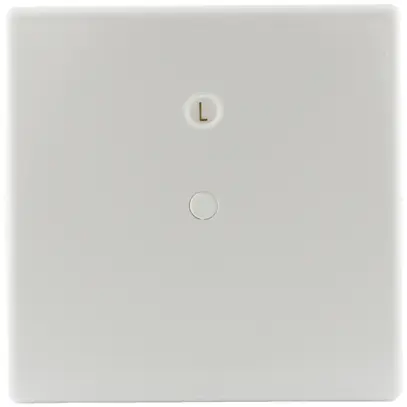 Couvercle à broches 140×140mm blanc 