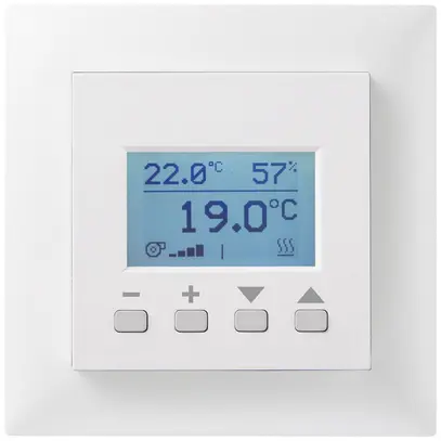 Régulateur humidité/température ENC digitalSTROM FTW06 LCD, EDIZIOdue blanc 
