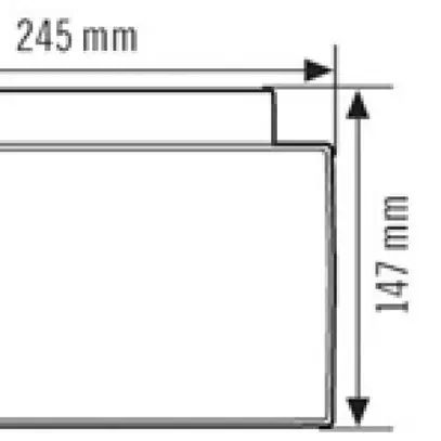 Luminaire de secours ESYLUX SLE LEDi SC/C montage mural 