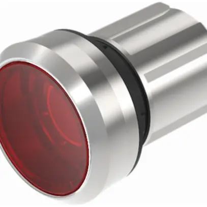 Interruttore INS EAO45, R, rosso, illum., anello argento, a filo 