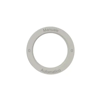 Disco indicatore NEVO, p.interruttore rotativo, 0-Manuale-0-Automatico, grc 