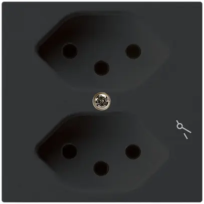 Prise ENC kallysto 2×T13/1 noir 