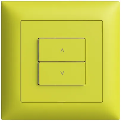 Interruttore tapparelle INC 1K/2T WLAN Edue Wiser lemon 