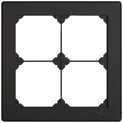 En-tête ENC EDIZIO.liv SNAPFIX® 2×2 pour combinaisons au choix noir 
