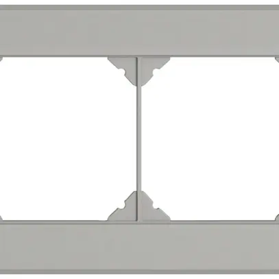 En-tête ENC EDIZIO.liv SNAPFIX® 1×2 pour combinaisons au choix gris clair 