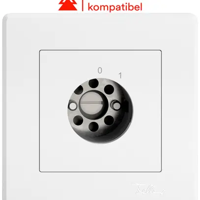 Interruttore a chiave INC EDIZIO.liv per KABA 1007F c.ritiro 2P 0-1 p=67mm bi 