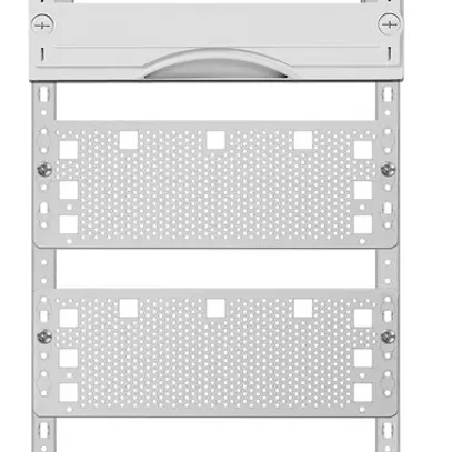 Panello Media ABB, con 2 file DIN, altezza 1, 5 file per distributore vuoto 