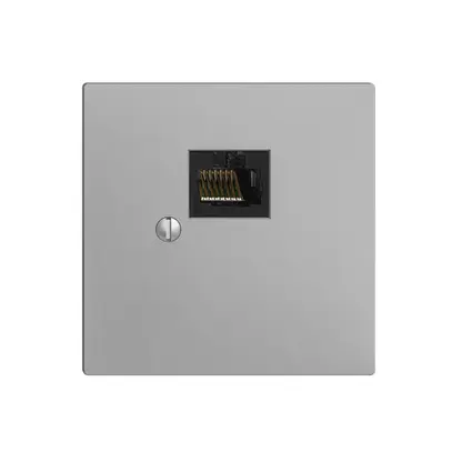 Boîte 1×RJ45/u 8P EDIZIOdue silver R&M swissline 