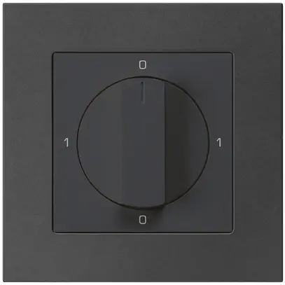 Interruttore rotativo INC kallysto.pro 0/3L nero con manopola 