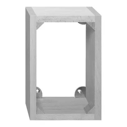 Quadro di montaggio AP FLF 3×3 legno duro laccato 