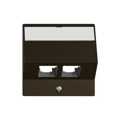 Kit di montaggio EDIZIO.liv EASYNET S-One SNAPFIX® inclinato per 2×RJ45 ma 