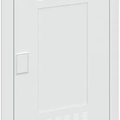 Cadre avec porte ventilée WiFi ABB pour distributeur multimédia 3 rangées 