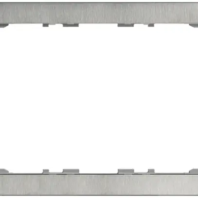 Cadre de recouvrement EDIZIOdue prestige pour KNX-Panel 7" horiz. Cr-pc. 