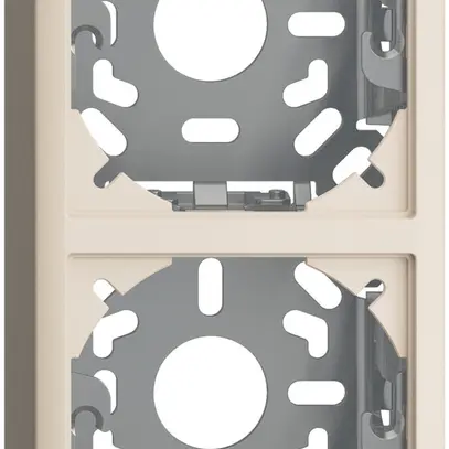 Capot avec plaque de base 2×39mm pour combinaison FX vertical/horizontal crema 