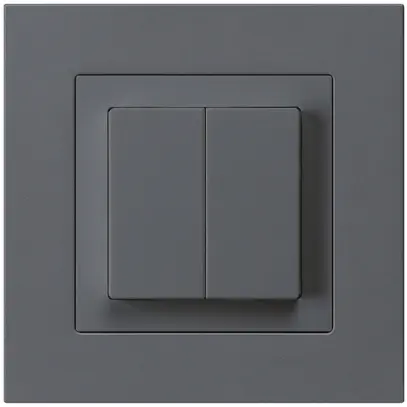 Poussoir ENC kallysto.pro 2×A-R/1P anthracite 