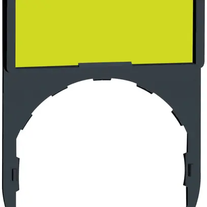 Porte-plaquette Schneider Electric 30×50mm blanc o.jn 