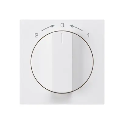 Contatto rotativo 1>0<2 bianco kallysto con manopola 