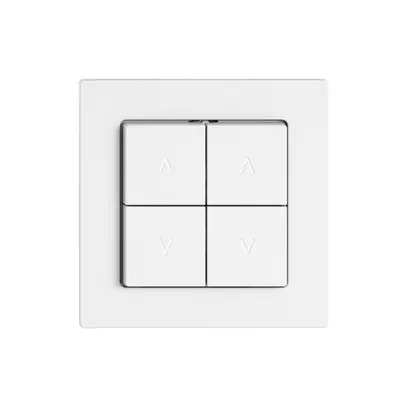 Interruttore p.tapparelle EDIZIO.liv SNAPFIX® 10A 250V 4 tasto 2 canali bi 