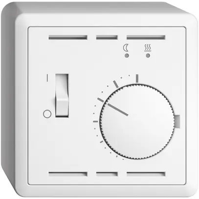 Thermostat d'ambiance AP EDIZIOdue blanc 