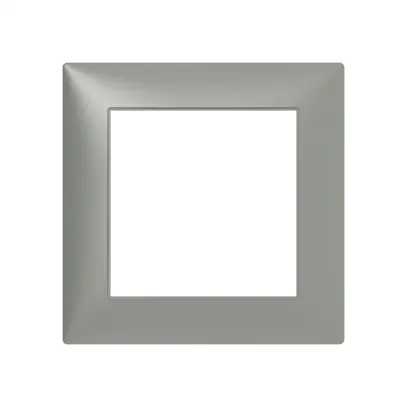 Cadre de recouvrement SIDUS 1×1 gris clair 