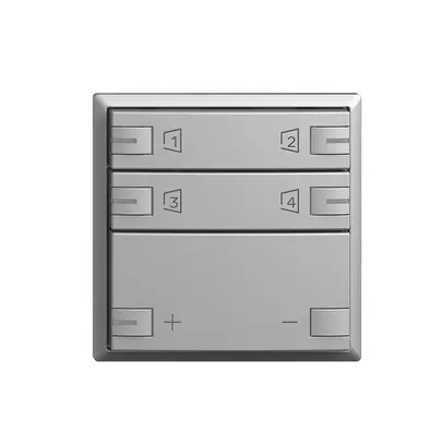 Kit montaggio Edue zeptrionAIR F, WLAN, dimmer, RGB-LED, 2×tasto, 2×commando si 