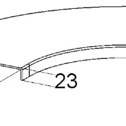 Couvercle pour coude horizontal EBO 200 