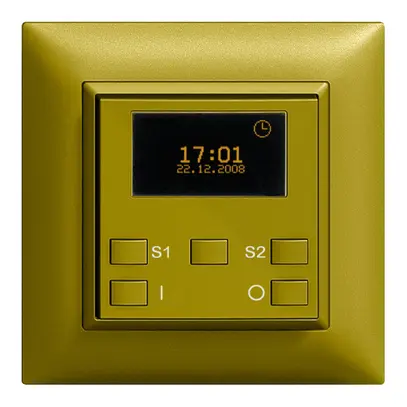 Minuteur astro. ENC ON-OFF 1c/2t ZEP EDIZIOdue olive 