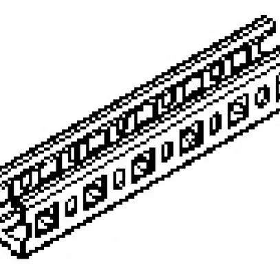 Profilé Lanz Multifix 50×50mm 3000mm denté A4 