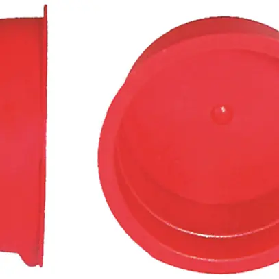 Cappa terminale PE per tubo di protezione 63mm rosso 