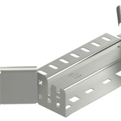 Pezzo di collegamento Bettermann con raccordo rapido 60×200mm, A2, 1.4301, 2B 