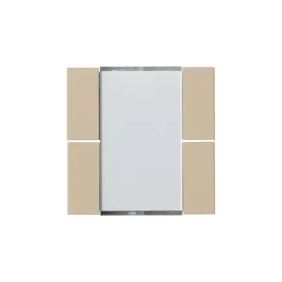 Kit frontal Hager kallysto 4×KNX beige 