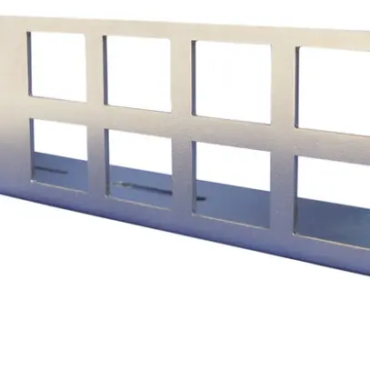 Support de raccordement Keyston 20-fois, vide, pour profilé DIN 