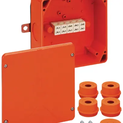 Boîte de dérivation AP Demelectric WKE 4-Duo E90 5×6mm² 165×165×76mm 
