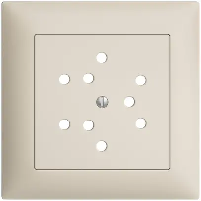 Kit frontal EDIZIOdue crema 88×88mm 3×T12 