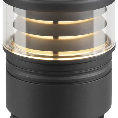 Testa d.lampa.LED SLV M-POL S Louver DALI 19W 260lm 927/930 IP65 Ø120.9mm antr. 