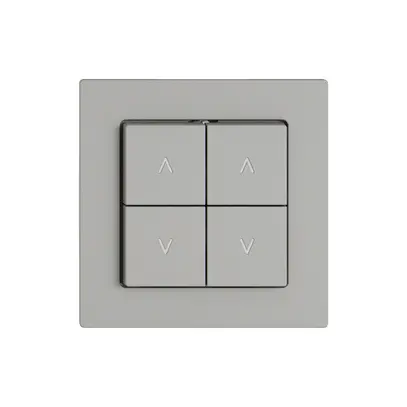 Contact pour stores EDIZIO.liv SNAPFIX® 10A 250V 4 touches 2 canaux grc 