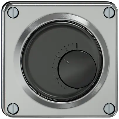 Termostato ELEMENT 230VAC 10A 5…30°C alluminio 