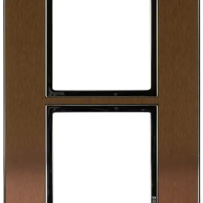 Abdeckrahmen ATO 1×2 Modul, pink champagne brushed 
