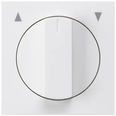 Interruttore/tasto rotativo INC per tapparella kallysto bianco 